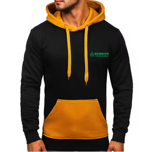 Sweat à capuche vierge en nylon/coton, molleton/french terry, coupe classique, pour homme, épais, séchage rapide, respirant, hiver - Product Image 5