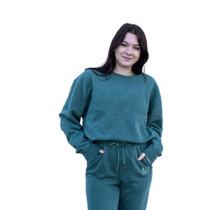 OEM personnalisé pull surdimensionné femmes sweat-shirt lettres de sororité grecque pull personnalisé chapitre chenille patchs sweat-shirt - Product Image 4