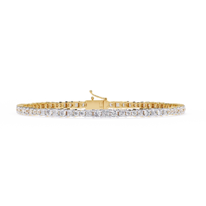 Magnifique bracelet et jonc en or 18 carats avec diamants de laboratoire - Product Image 6