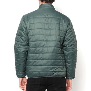 Vestes en duvet de coton pour hommes personnalisées OEM manteau à capuche d'hiver de style court veste imperméable à glissière pour hommes veste matelassée personnalisée - Product Image 2