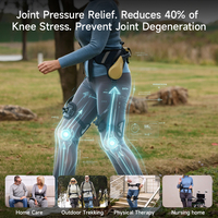 Exosquelette Électrique Rechargeable en Fibre de Carbone Homologué CE, Ultra-Léger (2kg), Pliable, Étanche, Amplificateur de Force Robotique pour Jeunes