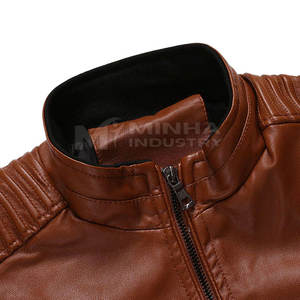 2025 veste en cuir de bonne qualité High Street pour hommes couleur personnalisée 100% veste en cuir pour hommes à vendre - Product Image 3