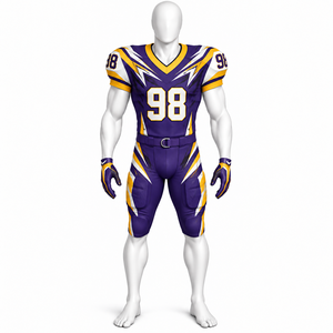 Professional American Football Uniform Custom Team Jersey Pants <b>Set</b> Performance American Football Uniform OEM Service - Product Image 6