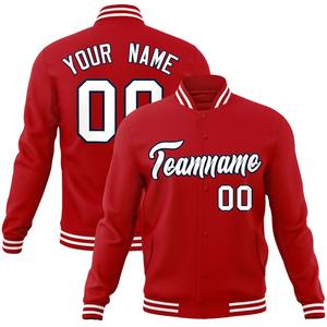 Chaquetas de béisbol de poliéster transpirable personalizables de talla grande características específicas del juego personalizadas para ropa de béisbol y softbol - Product Image 5