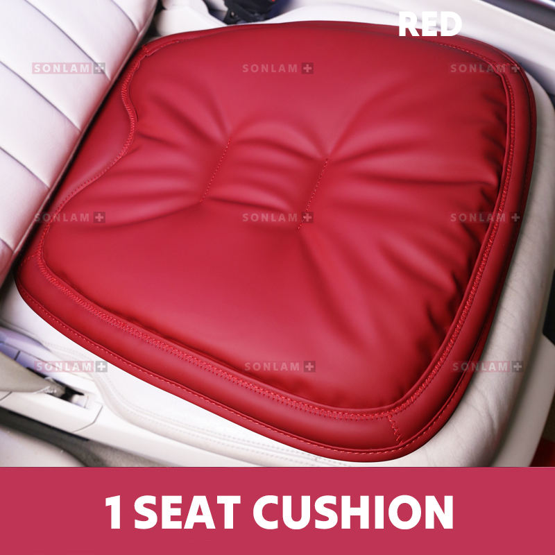เบาะรองนั่ง 1 ชิ้น - สีแดงพลัม