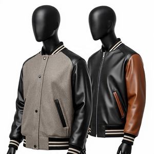 Chaqueta Bomber Varsity de Alta Calidad, Diseño de Lujo para Hombre, Personalizable, con Parches de Lana/Poliéster y Cuero PU - Product Image 3