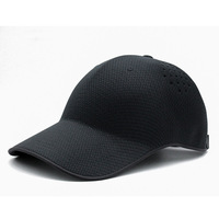 Casquette de baseball en nylon multi-panneaux sur mesure, sans couture, couleur unie, réglable, unisexe, respirante, design bec de canard, quatre tailles