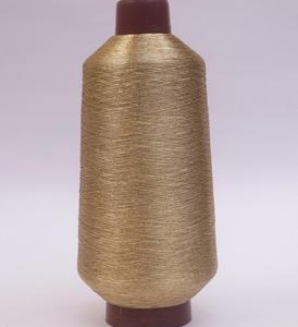 High Tenacity Chandan <b>Polyester</b> Embroidery <b>Yarn</b> Jari Kasab Metallic Weaving Sewing <b>Yarn</b> - Product Image 4