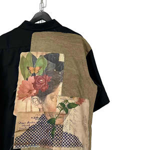 Streetwear à logo personnalisé unisexe Rhinestone bouton ample t-shirt de grande taille en gros sérigraphié spandex/polyester lourd - Product Image 4