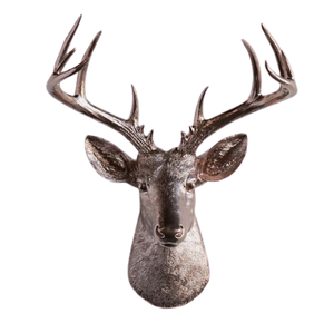 Haute vente tête d'animal mur Art Animal cerf Statues élégant pour bureau à domicile mural hôtel vaisselle décoration - Product Image 1