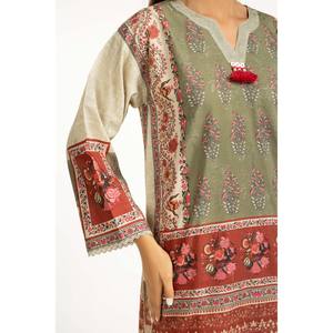 Conjunto de Traje de 3 Piezas con Estampado Jacquard para Mujer IUSTKSD-1169 - Product Image 5