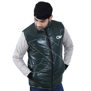 Blouson d'hiver élégant et léger avec fermeture éclair pour homme - Product Image 3