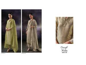 Jacquard de seda pura Salwar Kameez Catálogo completo para ropa de fiesta Ropa india y pakistaní disponible a precio mayorista - Product Image 3