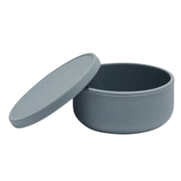 Bol en silicone écologique multifonctionnel Kim Kai Classic avec couvercle, récipient de stockage alimentaire