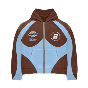 Ensemble survêtement homme en coton 100% avec capuche et cordon de serrage, taille plus, uni, hiver, personnalisé - Product Image 5