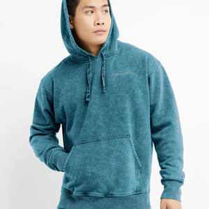 Custom Logo High Quality Pullover Man Vintage Distressed Hoodie 100pcs Mens Hoodies Wholesale Custom Embroidery Hooded - Product Image 1