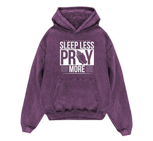 Wholesale Acid Wash Hoodies For Men's Streetwear Heavyweight Drop Shoulder Acid Washed Hoodies With <b>Screen</b> Printed Logo - Product Image 4