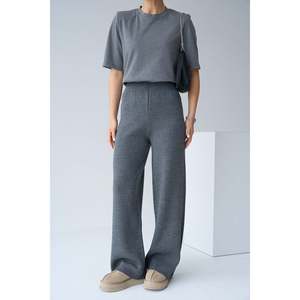 กางเกงถักสีแอนทราไซต์ - Product Image 4