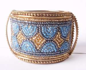 Culturati <b>Adjustable</b> Antique <b>Silver</b> Petal Grace <b>Bracelet</b> Durable Copper Material Modern & Religious Traditional Style - Product Image 3