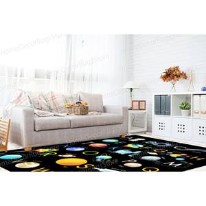 Vibrant <b>Printed</b> Rug: Nursery, Educational, Kids <b>Room</b>, Office Decor,Goblen Rug - Product Image 2