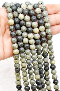 Cuentas Redondas de Seraphinite AAA de 8MM, Calidad Genuina, por Anshul Impex, para la Fabricación de Pulseras - Product Image 5