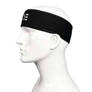 <b>Black</b> 6cm Spandex <b>Headband</b> with Dry Grip - Product Image 2