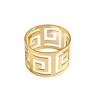 Rond de serviette en aluminium de haute qualité pour la décoration de vaisselle à la recherche de produits de qualité durable - Product Image 1