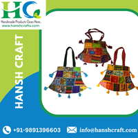 Sac à main en chanvre de vente en gros avec un sac à main en chanvre fait à la main multicolore et unique à vendre par les exportateurs
