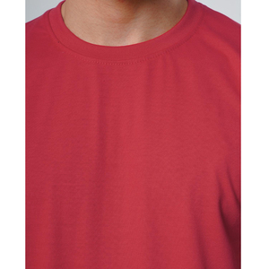 Nueva llegada Unisex 220g cuello redondo Camiseta en blanco 100% algodón ropa deportiva informal logotipo personalizado impresión DTG venta al por mayor disponible - Product Image 6