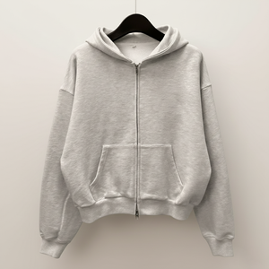 Sudadera con Capucha Extra Grande de Invierno Personalizada, 100% Algodón, Gruesa, 450 g/m², Felpa, Lavado Ácido, Bolsillo, Estilo Vintage Y2K, Ropa Urbana para Hombre - Product Image 5