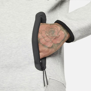 Sudadera con capucha elegante de algodón polar para hombre Diseño liso personalizado con cremallera de cara completa La mejor calidad Pakistán Hecho para el invierno - Product Image 6