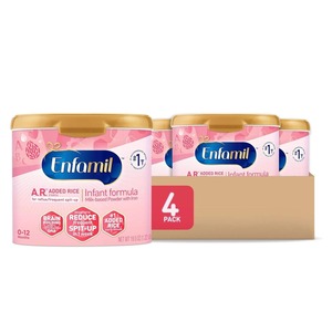 Tienda Enfamil A.R. Fórmula para bebés, fórmula de almidón de arroz añadida para reducir el reflujo y escupir 19,5 Oz, 4 unidades - Product Image 3
