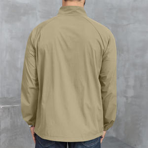 Chaqueta cortavientos de golf impermeable para hombre, ropa OEM transpirable con etiqueta privada y personalización de impresión de logotipo - Product Image 3