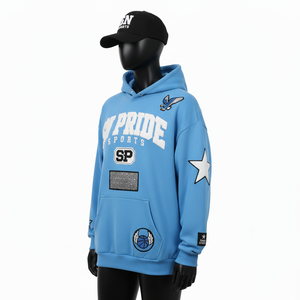 Sudaderas con Capucha Bordadas de Invierno a la Moda para Hombre, Personalizadas con Estampado, de Forro Polar, Transpirables, Suaves y Cómodas para Exteriores - Product Image 2