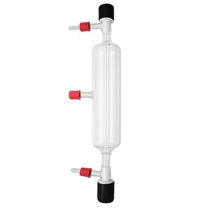 Tubo de muestra de gas de vidrio borosilicato MAYALAB, capacidad de 200ml, tapón PTF de tamaño estándar, transparente, OEM hecho en Haryana - Product Image 1
