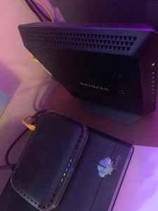 Caja de Diseño para Router Inalámbrico Wifi, Carcasa para Red Wi-Fi, Compatible con NETGEAR Nighthawk <span class=keywords><strong>AC1900</strong></span>, Color Negro - Product Image 3
