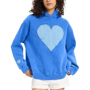Sweat à capuche en coton de luxe de haute qualité 100% Logo personnalisé Polaire lourd Vêtement vierge Doublure intérieure en satin Sweat à capuche pour femmes Fabriqué au Bangladesh - Product Image 2