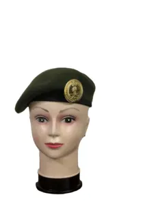 Sombrero de boina de lana Unisex de alta calidad, estilo exterior personalizado, sombreros para adultos al por mayor para uso Formal para el gobierno saudí - Product Image 3