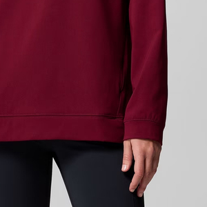 Sweat à capuche uni pour femme avec capuche et matière polaire pour une utilisation en extérieur et décontractée, matière respirante pour les acheteurs en gros 2026 - Product Image 4