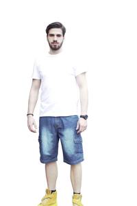 Streetwear décontracté pour hommes Short cargo en jean Baggy multi-poches taille haute coupe-vent respirant léger été - Product Image 2
