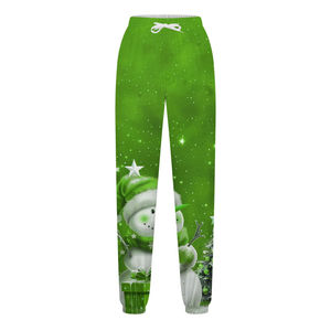 Pantalon de survêtement de Noël scintillant femmes Luxe confortable cordon pantalon de survêtement de Noël Polyester Premium doux Style de vacances - Product Image 2