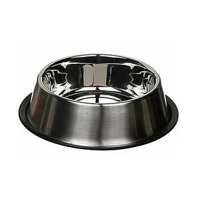 Mangeoire pour animaux de compagnie en métal à base lourde avec conception antidérapante et construction solide pour éviter les déversements et les renversements pendant l'heure du repas - Product Image 1