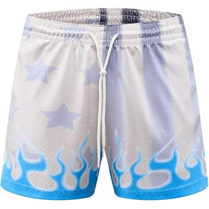 Pantalones cortos de motorista de talla grande gris oscuro para hombre estilo informal teñido de fábrica al por mayor - Product Image 2