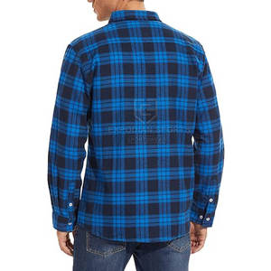 Camisa de Franela Ecológica 100% Algodón para Hombre con Logotipo Personalizado, Secado Rápido y Transpirable, Manga Larga, Corte Regular - Product Image 4