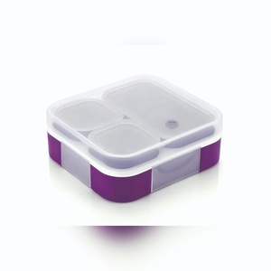 Lonchera Bento Modular de 800 ml con 3 Compartimentos, Libre de BPA, Hermética y a Prueba de Fugas, Contenedor de Alimentos para Niños, Escuela y Oficina - Product Image 6