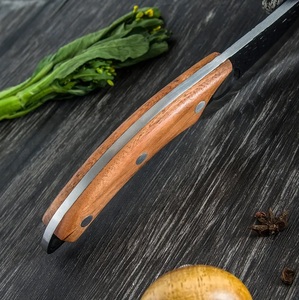 Couteau à désosser martelé magnifiquement conçu avec gaine en cuir Couperet de cuisine personnalisable pour une utilisation en extérieur Support OEM - Product Image 6