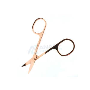 Poignée en céramique de haute qualité ciseaux à cuticules en acier inoxydable beauté coupe lime à ongles avec pointe de lame tranchante - Product Image 1