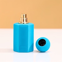 Flacons de parfum en verre transparent en gros, flacon en verre floqué, idéal pour la personnalisation et les étiquettes personnalisées
