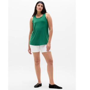 Workout Athletic Fashionable Breathable Sleeveless Women's Training Quick Dry Four-Way Stretch Deep V Neck Tank <b>Tops</b> <b>Tops</b> - Product Image 2