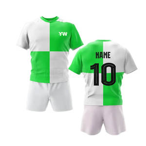 Conjunto de uniforme de rugby ligero para hombre, nombre de equipo personalizado, ropa deportiva transpirable para adultos, popular entre los adultos - Product Image 4